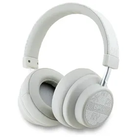 DKNY Checkered Pattern - Wireless Over-Ear Bluetooth Headphones V5.3 (Pearl)